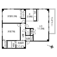 物件の間取り