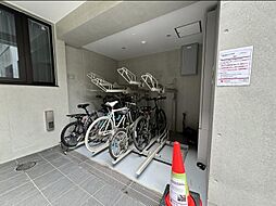 駐輪場です