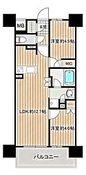 オープンレジデンシア名古屋NORTH 2LDKの間取図画像