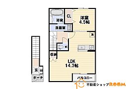REGALIA 1LDKの間取図画像