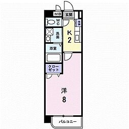間取図画像 1K