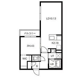 間取図画像 1LDK