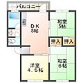 上高丸厚生年金住宅3号棟5階3.7万円
