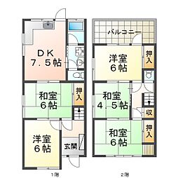 塩屋町6丁目貸家北