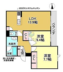 物件の間取り