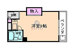 セレニテ豊中 ワンルームの間取図画像