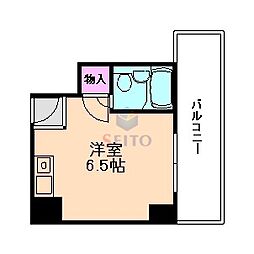 リアライズ江坂 ワンルームの間取図画像