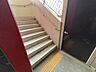 室内：階段。