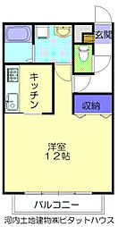 すずらんレジデンス7 1Kの間取図画像