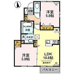 物件の間取り