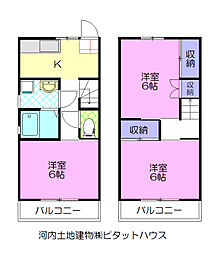 M&A2 3Kの間取図画像