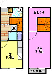 リースランドIPF 1SDKの間取図画像