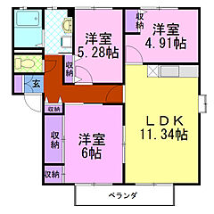 物件の間取り