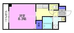 IRMS III 1Kの間取図画像