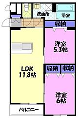 物件の間取り