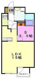 WINCLASSE 1LDKの間取図画像