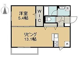 間取図画像 1LDK