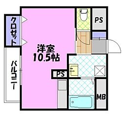 間取図画像 ワンルーム