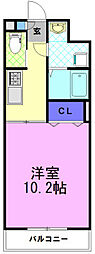 Y&MメゾンドールTM 1Kの間取図画像