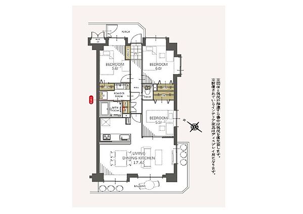 間取りを拡大表示