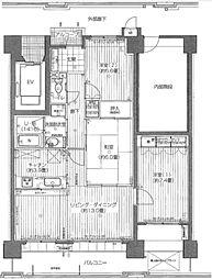 サーパス学園前 3LDKの間取図画像