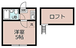 アクセス藤沢本町 1Kの間取図画像