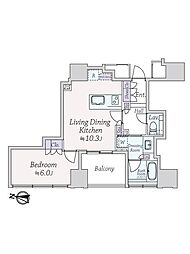 間取図画像 1LDK