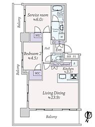 間取図画像 1SLDK