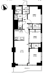 間取図画像 3LDK