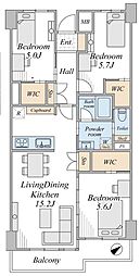 間取図画像 3LDK