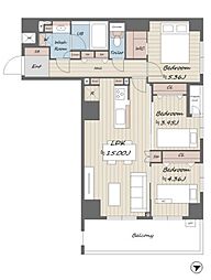 中葛西グリーンホームズ3 3LDKの間取図画像