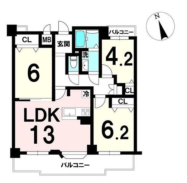 間取りを拡大表示