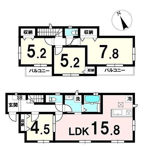 間取りを拡大表示