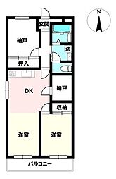 間取図画像 2SLDK