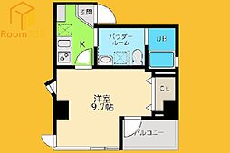ラ・ヴィオレ東中野 1Kの間取図画像