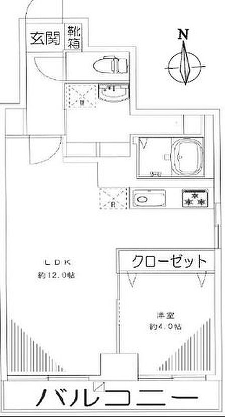 2LDK 間取り