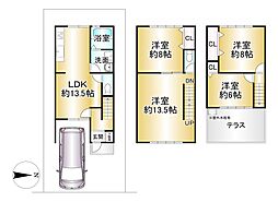 京都府京都市南区唐橋芦辺町 戸建