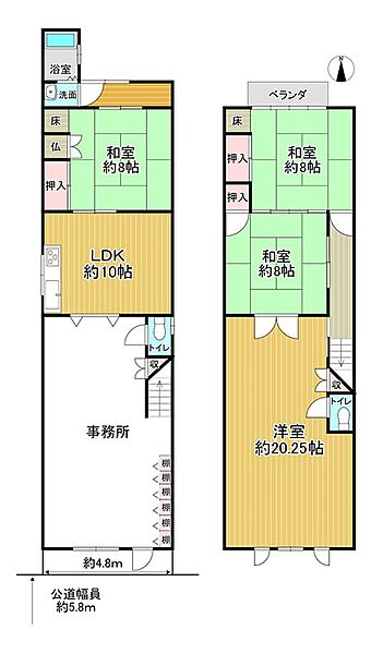 間取りを拡大表示