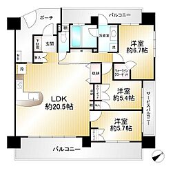 間取図画像 3LDK