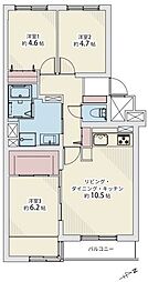 間取図画像 3LDK