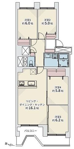 間取りを拡大表示