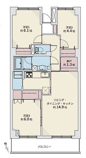 間取りを拡大表示