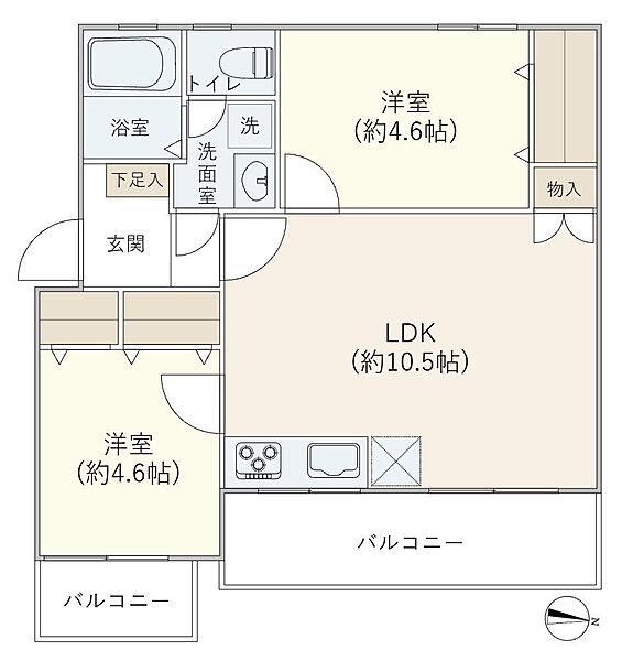 間取りを拡大表示