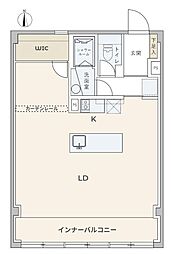 東和ビル ワンルームの間取図画像