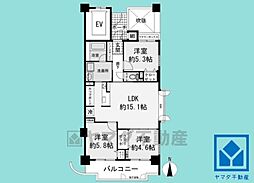 間取図画像 3LDK