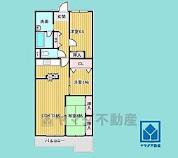 間取図画像 2SLDK