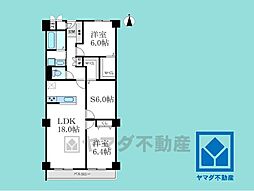 間取図画像 2SLDK