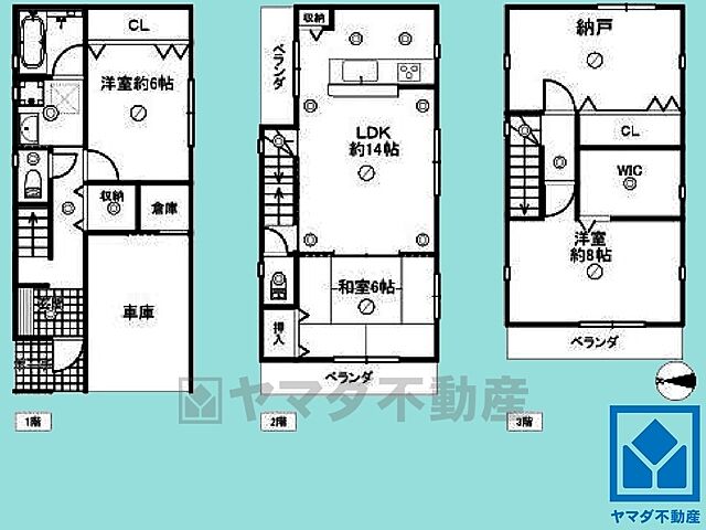 間取り 尼崎市御園1丁目