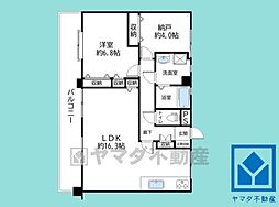 レオロイヤル塚口駅前 1SLDKの間取図画像