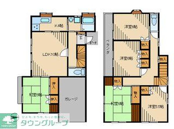 間取りを拡大表示